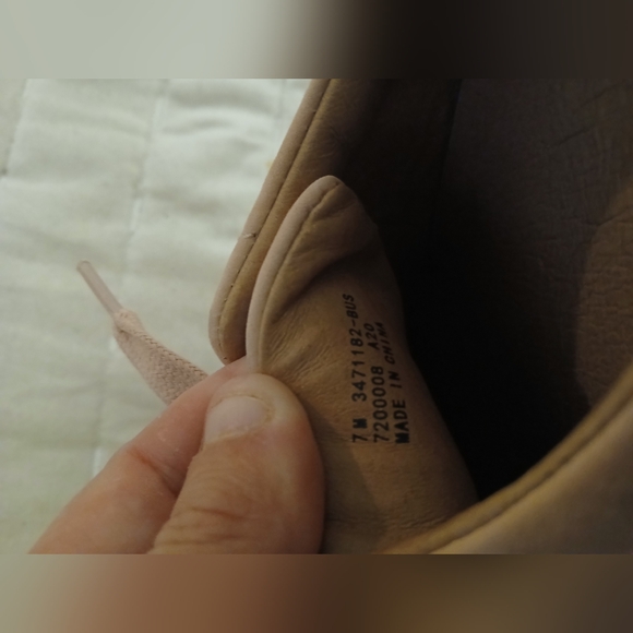 FRYE Women’s Ivy Low Suede Lace Up Pink Neutral Casual Sneakers 7 M--Like NEW! - Picture 10 of 12